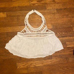 Crotchet halter top